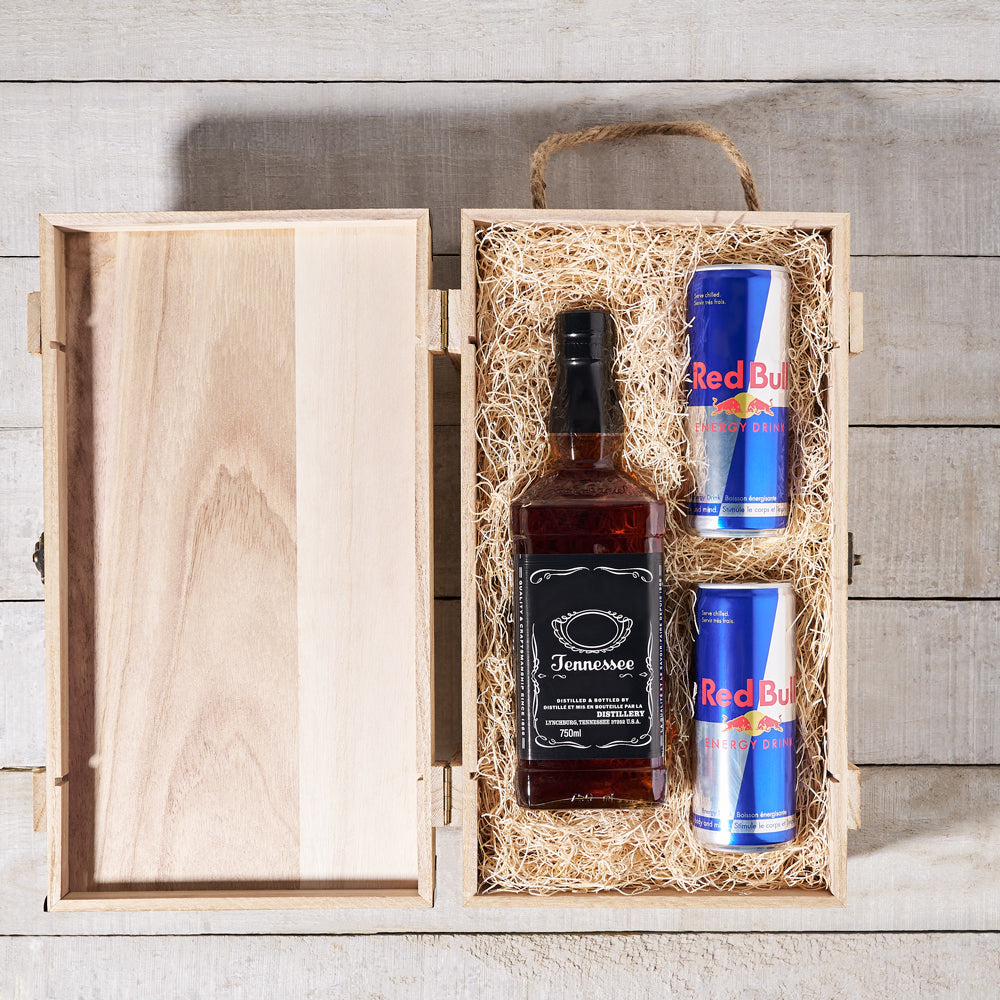 The Smooth Pour Whiskey Crate, liquor gift box, gift box, Liquor Gift Set, Liquor, liquor gift set delivery, delivery liquor gift set, liquor delivery canada, toronto